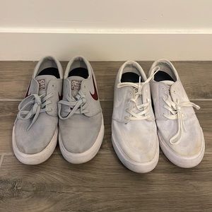 2 pairs of Nike Janoski shoes